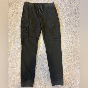 Men's Dark Green Cargo Pants